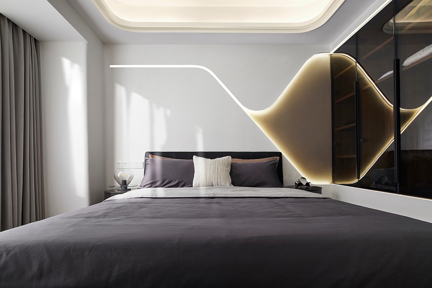现代简约风格室内设计家装案例-卧室 现代简约风格室内设计家装案例-卧室