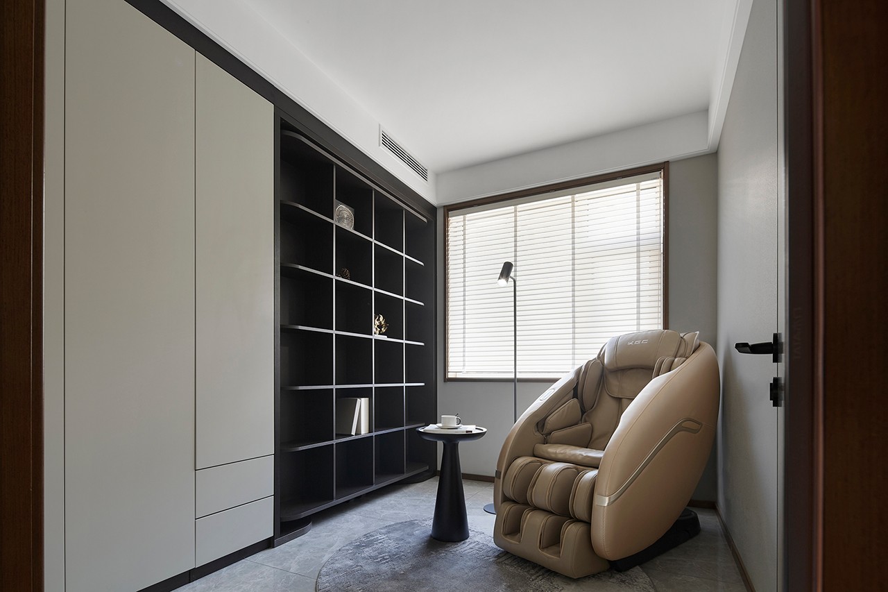 现代新中式风格家装设计室内装修效果图-衣帽间 现代新中式风格家装设计室内装修效果图-衣帽间