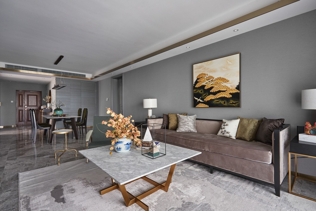 新中式风格家装设计室内装修效果图-客厅 新中式风格家装设计室内装修效果图-客厅