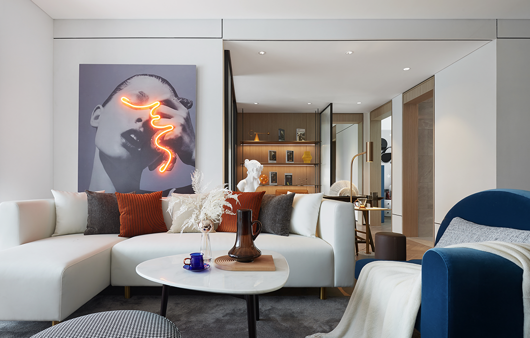 现代摩登风格室内设计家装案例-客厅 现代摩登风格室内设计家装案例-客厅