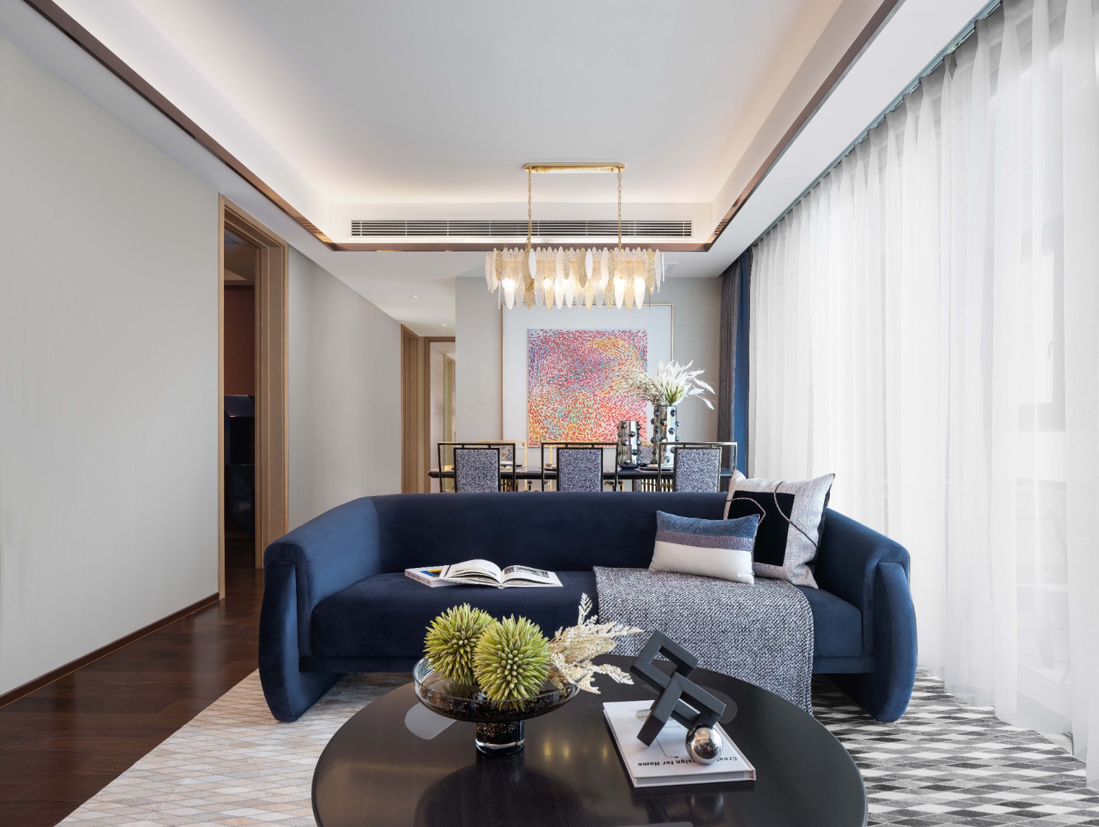 包豪斯风格室内设计家装案例-客餐厅 包豪斯风格室内设计家装案例-客餐厅